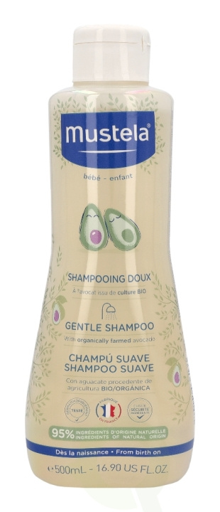 Mustela Gentle Shampoo 500 ml i gruppen HELSE OG SKJØNNHET / Hår & styling / Hårpleie / Sjampo hos TP E-commerce Nordic AB (C37952)