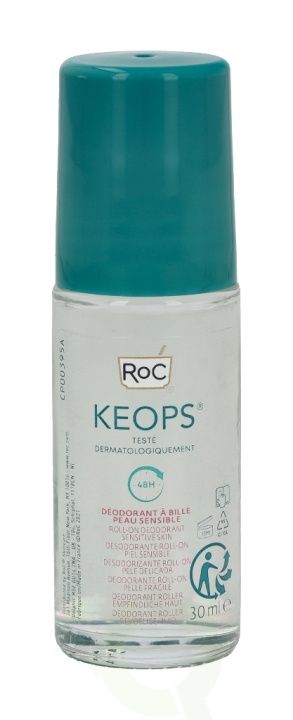 ROC Keops Deo Roll-On - Sensitive Skin 30 ml i gruppen HELSE OG SKJØNNHET / Duft og parfyme / Deodorant / Deo for henne hos TP E-commerce Nordic AB (C37984)