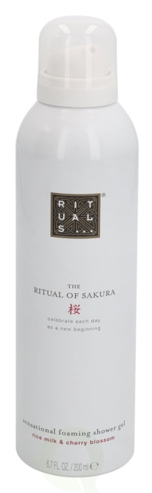 Rituals Sakura Zensational skummende dusjgel 200 ml i gruppen HELSE OG SKJØNNHET / Hudpleie / Kroppspleie / Bad- og dusjkrem hos TP E-commerce Nordic AB (C37990)