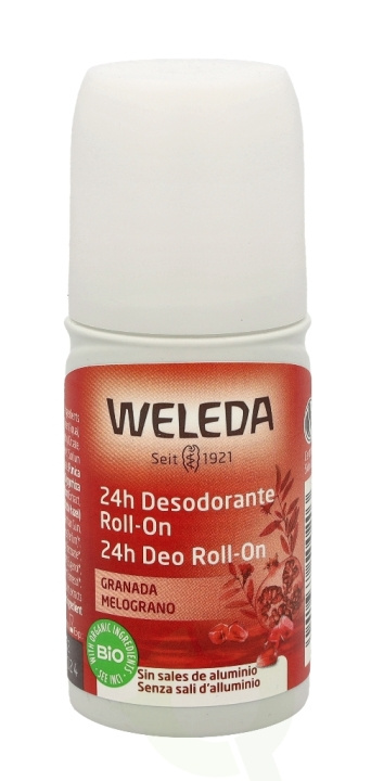 Weleda Pomegranate 24H Roll-On Deodorant 50 ml i gruppen HELSE OG SKJØNNHET / Duft og parfyme / Deodorant / Deo for henne hos TP E-commerce Nordic AB (C38073)