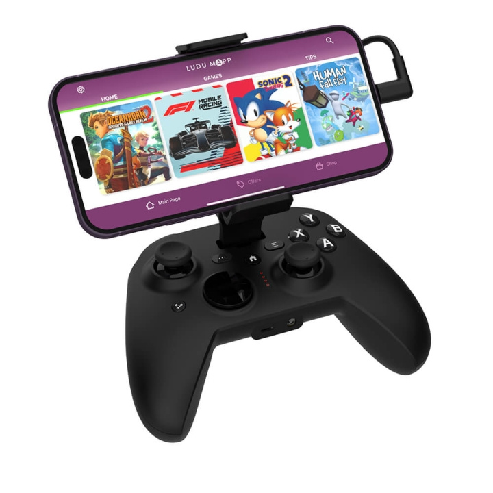 RIOTPWR Gaming Controller iOS Xbox Pro Cloud-baseret Svart i gruppen Elektronikk / TV-spill & tilbehør / Andre spill hos TP E-commerce Nordic AB (C38314)