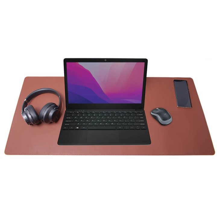 Desire2 Skrivebordsmatte Brunt Vegansk Skinn 400x900mm i gruppen Datautstyr / Mus & Tastatur / Musematte hos TP E-commerce Nordic AB (C38339)
