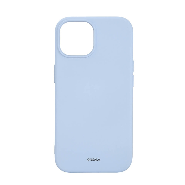 Onsala Mobildeksel med silikonfølelse MagSeries Lyseblå - iPhone 15 i gruppen SMARTTELEFON & NETTBRETT / Mobilbeskyttelse / Apple / iPhone 15 hos TP E-commerce Nordic AB (C38347)