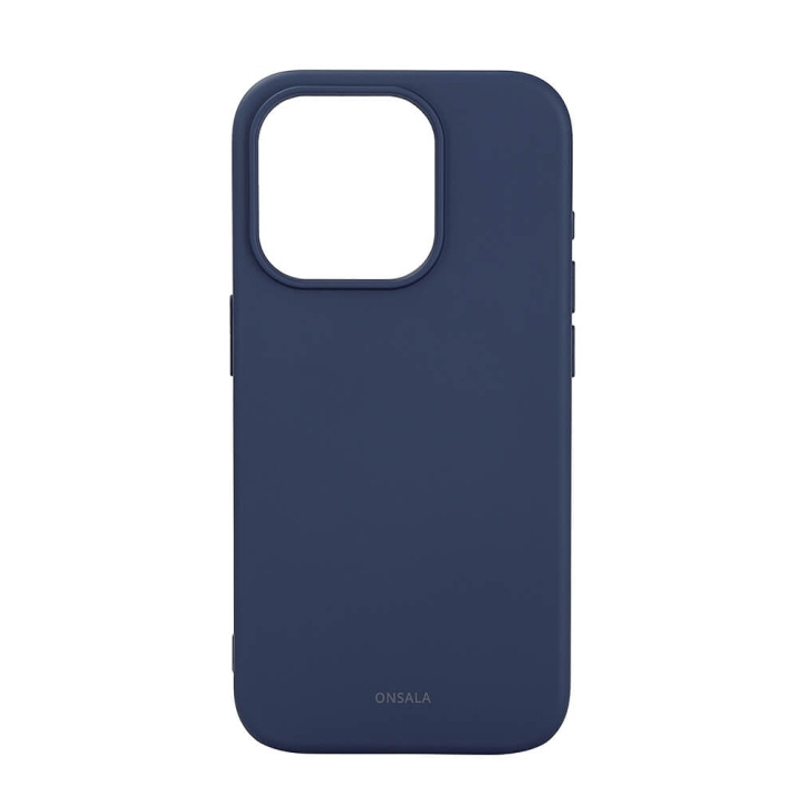 Onsala Back Sil Touch Recycled MagSerie iPhone 15 Pro Dark Blue i gruppen SMARTTELEFON & NETTBRETT / Mobilbeskyttelse / Apple / iPhone 15 hos TP E-commerce Nordic AB (C38350)