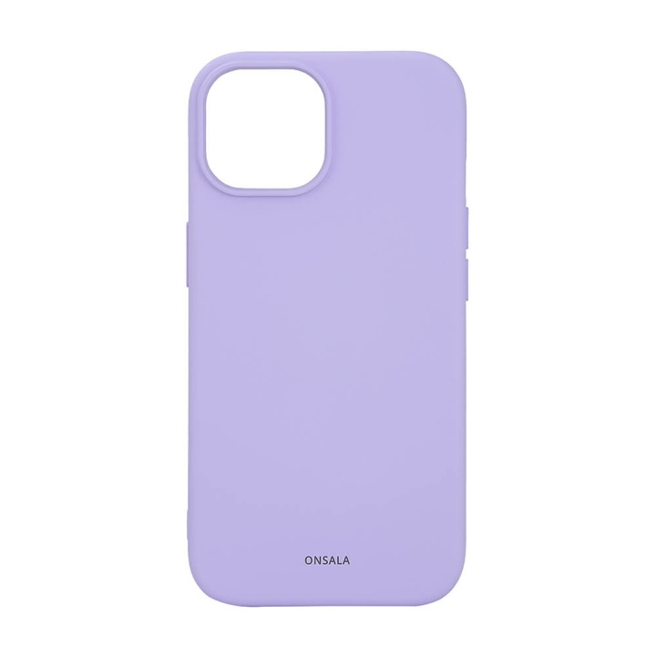 Onsala Mobildeksel med silikonfølelse MagSeries Lilla - iPhone 15 i gruppen SMARTTELEFON & NETTBRETT / Mobilbeskyttelse / Apple / iPhone 15 hos TP E-commerce Nordic AB (C38351)