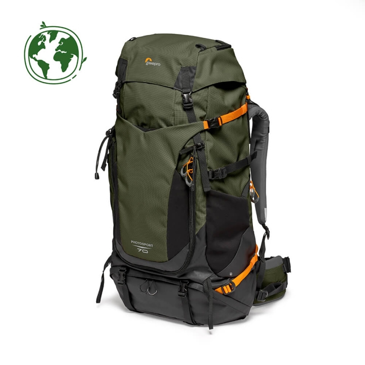 Lowepro Ryggsekk PhotoSport PRO 70L AW IV M-L Mørkegrønn i gruppen Elektronikk / Foto og video / Fotograferingsutstyr / Kameravesker hos TP E-commerce Nordic AB (C38360)