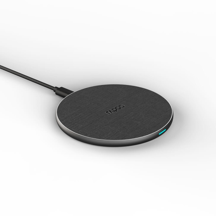 Rapoo QI Charger XC160 Charging Pad 15W Black i gruppen SMARTTELEFON & NETTBRETT / Ladere og Kabler / Trådløs lader QI hos TP E-commerce Nordic AB (C38376)