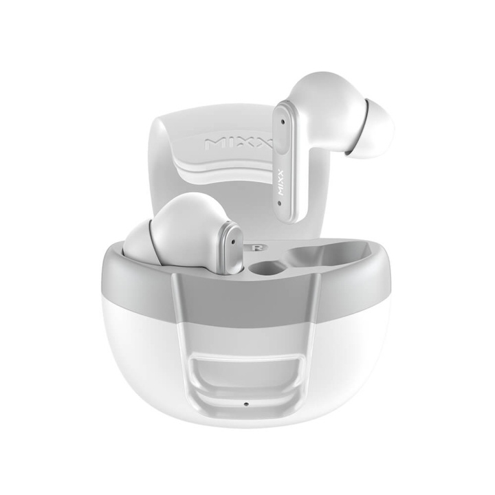 MIXX Hodetelefon Solo 3 In-Ear TWS Hvit i gruppen Elektronikk / Lyd & Bilde / Hodetelefoner & Tilbehør / Hodetelefoner hos TP E-commerce Nordic AB (C38386)