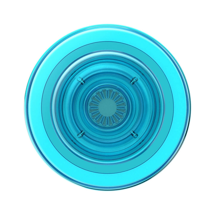 PopSockets PopGrip for Magsafe Electric Blue Translucent i gruppen SMARTTELEFON & NETTBRETT / Annet tilbehør / Popsockets hos TP E-commerce Nordic AB (C38397)