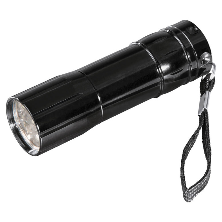 Hama Flashlight LED Basic FL-92 Black i gruppen SPORT, FRITID & HOBBY / Lommelykter og hodelykter / Lommelykter hos TP E-commerce Nordic AB (C38421)