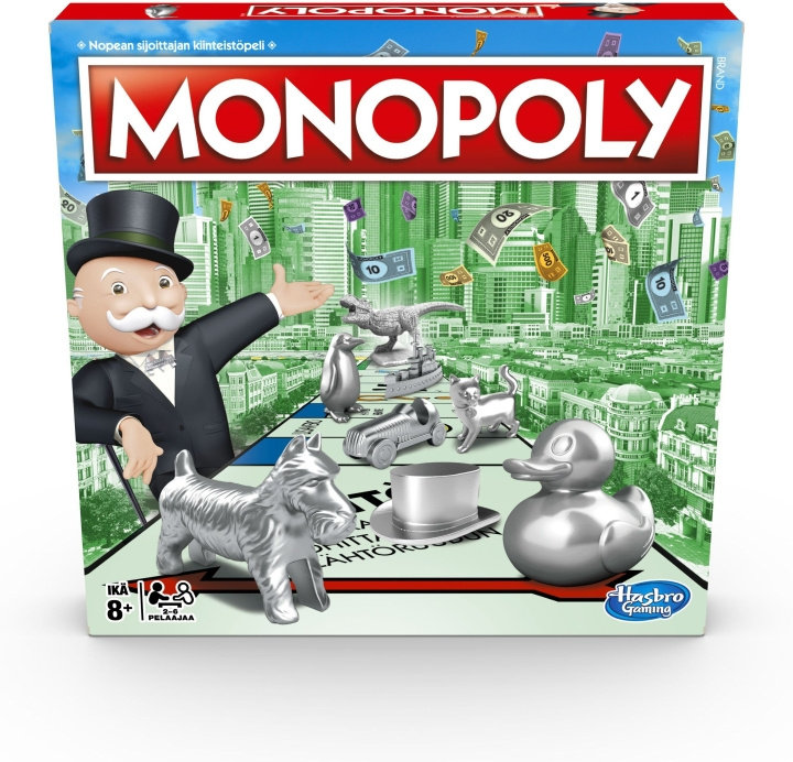 Hasbro Monopol Klassisk brettspill FI i gruppen LEKER, BARN OG BABY / Spill / Brettspill hos TP E-commerce Nordic AB (C38454)