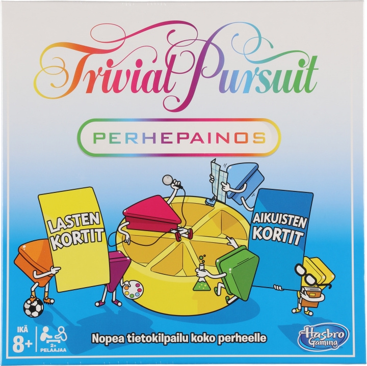 Hasbro Trivial Pursuit Family Edition trivia-spill, 2017 FI i gruppen LEKER, BARN OG BABY / Spill / Brettspill hos TP E-commerce Nordic AB (C38456)