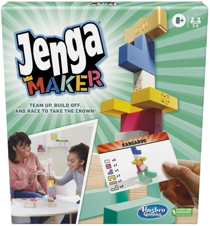 Hasbro Jenga Maker spill, FI i gruppen LEKER, BARN OG BABY / Spill / Brettspill hos TP E-commerce Nordic AB (C38489)