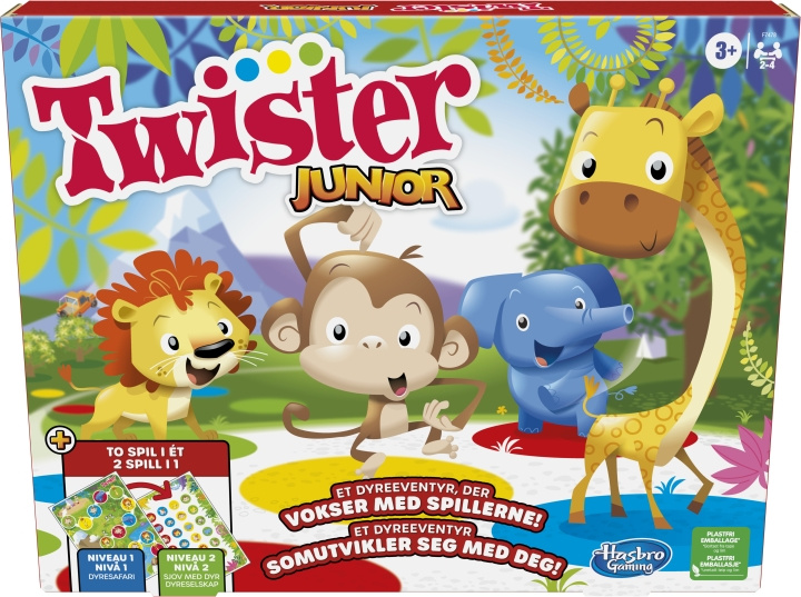 Hasbro Twister Junior-spill SE/FI i gruppen LEKER, BARN OG BABY / Spill / Brettspill hos TP E-commerce Nordic AB (C38497)