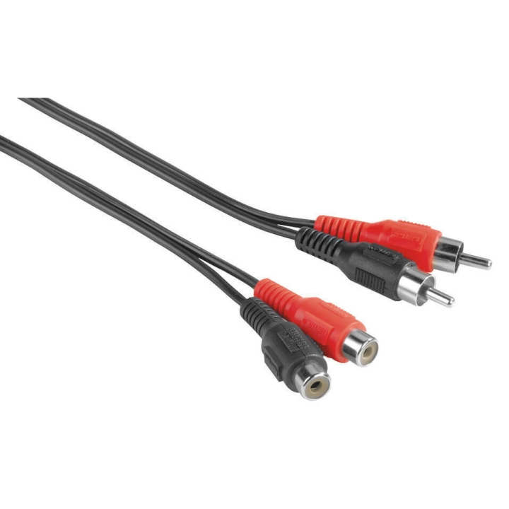 Hama EXXTER Förl. 2xRCA-2xRCA 2,5m 2xHane-2xHona i gruppen Elektronikk / Kabler og adaptere / RCA / Kabler hos TP E-commerce Nordic AB (C38511)