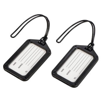 Hama Luggage Tag 2-pack Black i gruppen SPORT, FRITID & HOBBY / Reise / Annet hos TP E-commerce Nordic AB (C38515)
