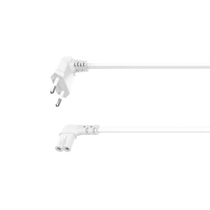 HAMA Euro Mains Lead Angled for One/Play1/SL/Play5 White 5.0m i gruppen Elektronikk / Lyd & Bilde / Høyttalere & tilbehør / Tilbehør hos TP E-commerce Nordic AB (C38518)
