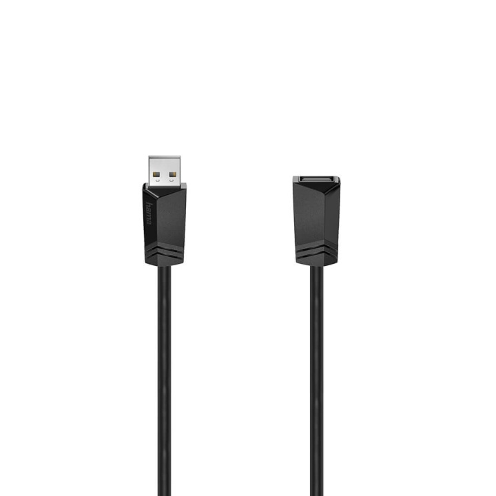 Hama USB Forlengelseskabel 480 Mbit/s 0,75m Svart i gruppen Datautstyr / Kabler og adaptere / Andre hos TP E-commerce Nordic AB (C38581)