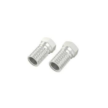 Hama F-Kontakt 6.8mm 2-pack i gruppen Elektronikk / Lyd & Bilde / TV og tilbehør / Antenner og tilbehør hos TP E-commerce Nordic AB (C38598)