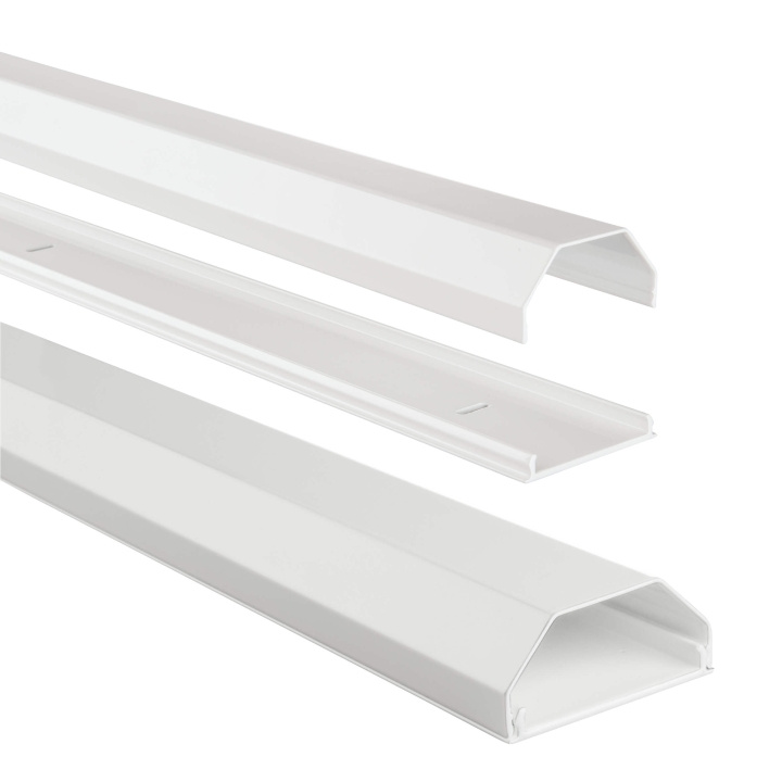 Hama Kabelkanal Aluminium 110/5/2.6 cm Vit i gruppen Elektronikk / Kabler og adaptere / Kabelhåndtering hos TP E-commerce Nordic AB (C38727)
