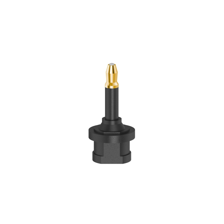 Hama Adapter ODT Toslink 3.5mm Hona-Hane Guld Svart i gruppen Elektronikk / Kabler og adaptere / Lyd Digital hos TP E-commerce Nordic AB (C38743)