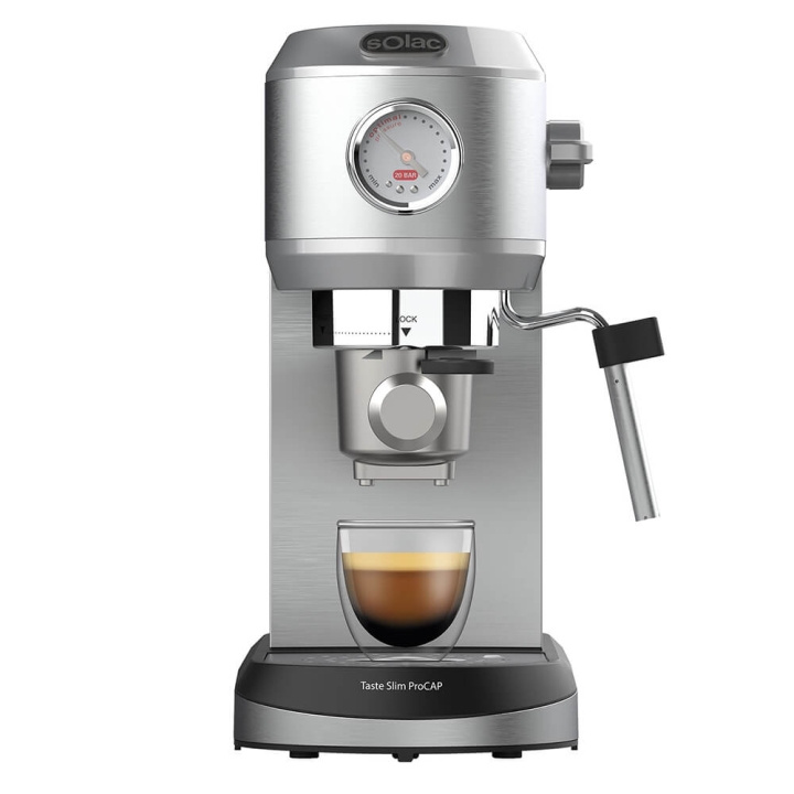 SOLAC Espresso Maker Taste Slim Pro Cap i gruppen HJEM, HUS OG HAGE / Husholdningsapparater / Kaffe og espresso / Espressomaskiner hos TP E-commerce Nordic AB (C38764)