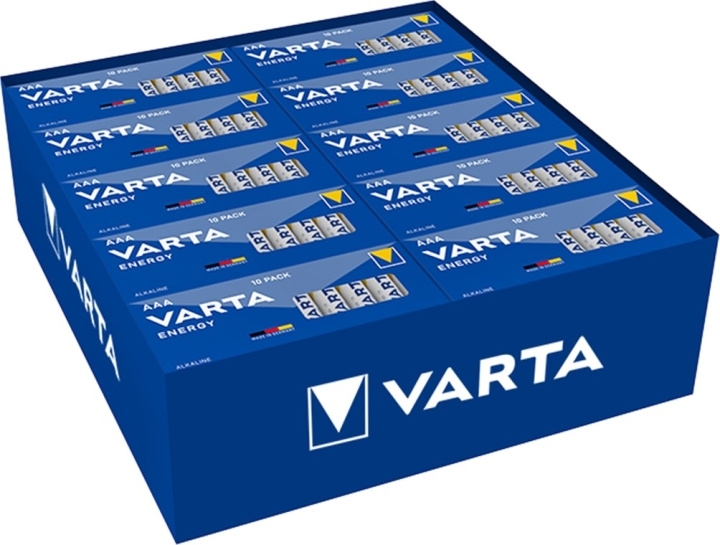 Varta LR03/AAA (Micro) (4103) batteri, 10 st. box alkaliskt manganbatteri, 1,5 V i gruppen Elektronikk / Batterier & Ladere / Batterier / AAA hos TP E-commerce Nordic AB (C38864)