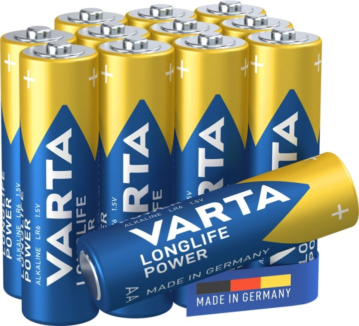 Varta LR6/AA (Mignon) (4906) batteri, 12 stk. eske alkalisk manganbatteri, 1,5 V i gruppen Elektronikk / Batterier & Ladere / Batterier / AA hos TP E-commerce Nordic AB (C38868)