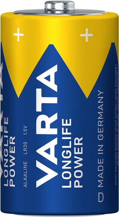 Varta LR20/D (Mono) (4920) batteri, 1 st. oförpackad alkaliskt manganbatteri, 1,5 V i gruppen Elektronikk / Batterier & Ladere / Batterier / Andre hos TP E-commerce Nordic AB (C38888)