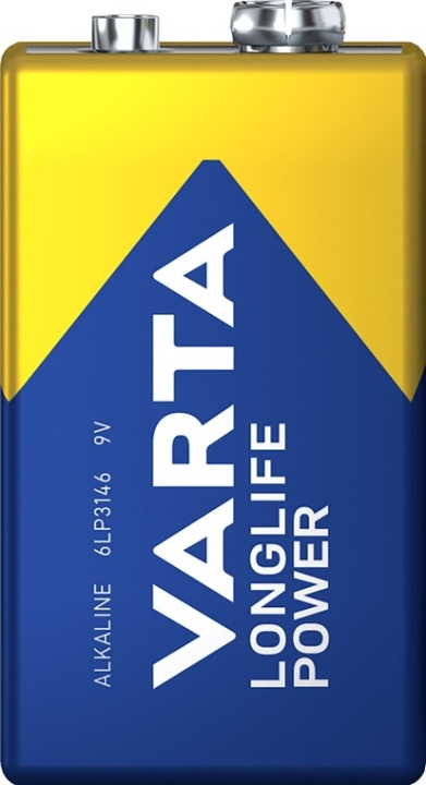 Varta 6LR61/6LP3146/9 V Block (4922) batteri, 1 stk. uemballert alkalisk manganbatteri, 9 V i gruppen Elektronikk / Batterier & Ladere / Batterier / 9V hos TP E-commerce Nordic AB (C38889)