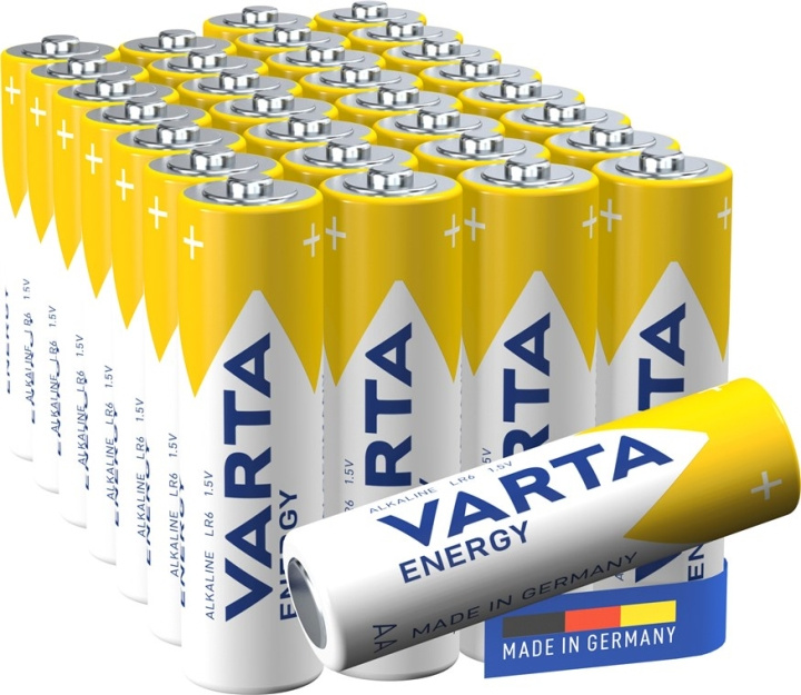 Varta LR6/AA (Mignon) (4106) batteri, 30 stk. i blisterpakning, alkalisk manganbatteri, 1,5 V i gruppen Elektronikk / Batterier & Ladere / Batterier / AA hos TP E-commerce Nordic AB (C38900)