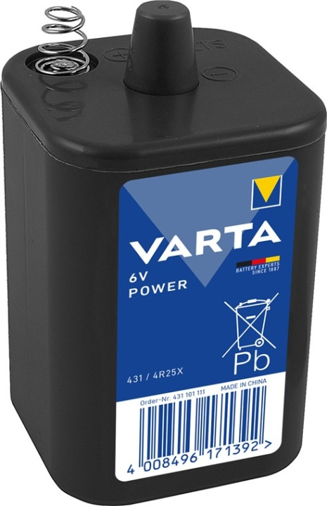Varta 4R25X (431) batteri, 1 folie Sinkkloridbatteri, 6 V i gruppen Elektronikk / Batterier & Ladere / Batterier / Andre hos TP E-commerce Nordic AB (C38902)