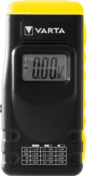 Varta LCD Digital Battery Tester digital batteritester for batterier, oppladbare batterier og knappceller i gruppen Elektronikk / Batterier & Ladere / Batterilader hos TP E-commerce Nordic AB (C39149)