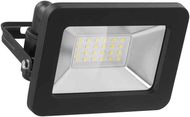 Goobay Utendørs LED-lyskaster, 20 W med 1700 lm, nøytralt hvitt lys (4000 K) og M16-kabelgjennomføring, egnet for utendørs bruk (IP65) i gruppen HJEM, HUS OG HAGE / El og belysning / Utendørsbelysning / LED-lyskastere hos TP E-commerce Nordic AB (C40096)