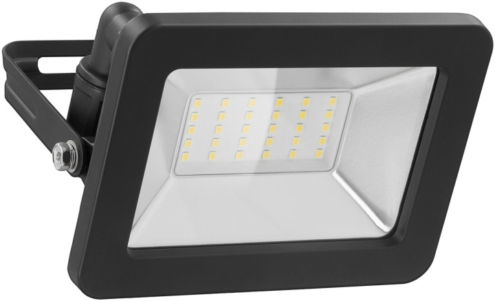 Goobay Utendørs LED-lyskaster, 30 W med 2550 lm, nøytralt hvitt lys (4000 K) og M16-kabelgjennomføring, egnet for utendørs bruk (IP65) i gruppen HJEM, HUS OG HAGE / El og belysning / Utendørsbelysning / LED-lyskastere hos TP E-commerce Nordic AB (C40098)