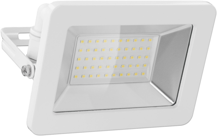Goobay Utendørs LED-lyskaster, 50 W med 4250 lm, nøytralt hvitt lys (4000 K) og M16-kabelgjennomføring, egnet for utendørs bruk (IP65)