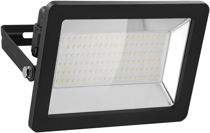 Goobay LED-strålkastare för utomhusbruk, 100 W med 8500 lm, neutralt vitt ljus (4000 K) och M16 kabelgenomföring, lämplig för utomhusbruk (IP65) i gruppen HJEM, HUS OG HAGE / El og belysning / Utendørsbelysning / LED-lyskastere hos TP E-commerce Nordic AB (C40102)