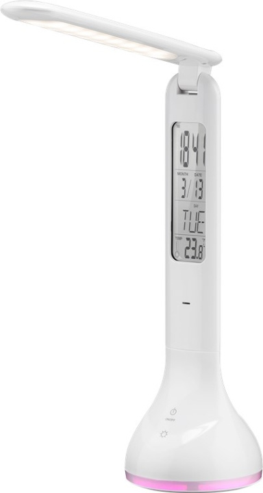 Goobay LED-bordlampe Mood Light + Kalender Innendørsbelysning for arbeidsrom, barnehage, soverom eller kontor i gruppen Elektronikk / Lys / Bordlamper hos TP E-commerce Nordic AB (C40118)