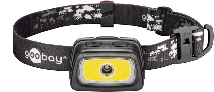 Goobay High Bright 240 LED-hodelykt med 240 lm og kjølig hvitt lys (6500 K), ideell for fritid, sport, camping, fiske, jakt og i bilen i gruppen SPORT, FRITID & HOBBY / Lommelykter og hodelykter / Hodelykter hos TP E-commerce Nordic AB (C40139)