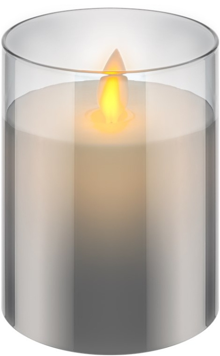 Goobay LED äkta vaxljus i glas, 7,5 x 10 cm vacker och säker ljuslösning för många områden som hem och loggia, kontor eller skolor i gruppen Elektronikk / Lys / Annen belysning hos TP E-commerce Nordic AB (C40174)