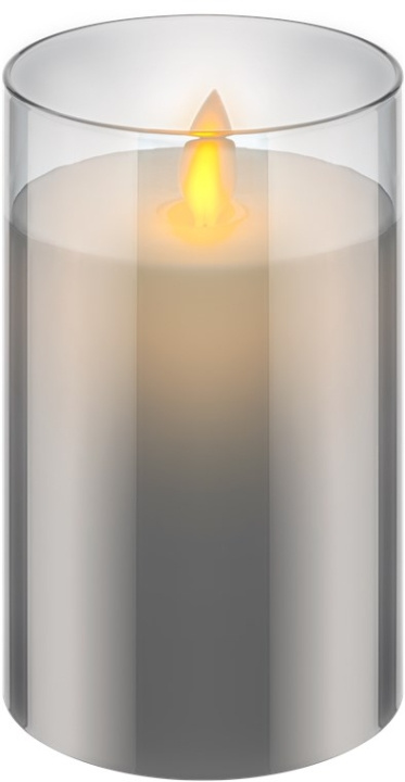 Goobay LED ekte vokslys i glass, 7,5 x 12,5 cm fantastisk og trygg belysningsløsning for mange områder som hus og loggiaer, kontorer eller skoler i gruppen Elektronikk / Lys / Annen belysning hos TP E-commerce Nordic AB (C40175)