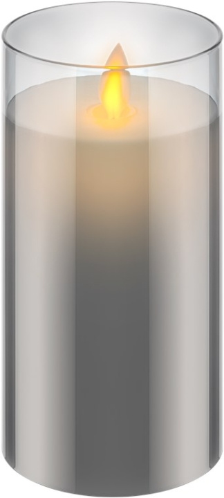 Goobay LED äkta vaxljus i glas, 7,5 x 15 cm underbar och säker belysningslösning för många områden som hus och loggier, kontor eller skolor i gruppen Elektronikk / Lys / Annen belysning hos TP E-commerce Nordic AB (C40176)