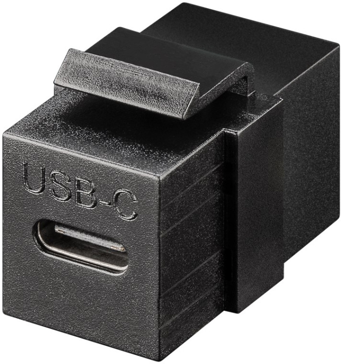 Goobay Keystone-modul USB-C™-kontakt, USB 3.2 Gen 2 (10 Gbit/s), svart USB-C™-kontakt > USB-C™-kontakt i gruppen Datautstyr / Kabler og adaptere / Nettverk / Adaptere og koblinger hos TP E-commerce Nordic AB (C40181)