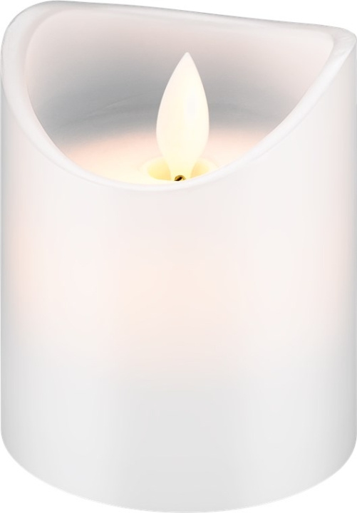 Goobay LED-ljus av äkta vax, vitt, 7,5x10 cm vacker och säker ljuslösning för många områden som hem och loggia, kontor eller skolor i gruppen Elektronikk / Lys / Annen belysning hos TP E-commerce Nordic AB (C40266)