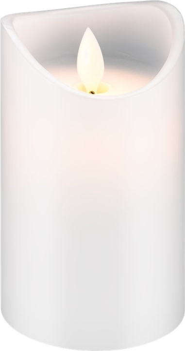 Goobay LED-ljus av äkta vax, vitt, 7,5x12,5 cm vacker och säker ljuslösning för många områden som hem och loggia, kontor eller skolor i gruppen Elektronikk / Lys / Annen belysning hos TP E-commerce Nordic AB (C40267)