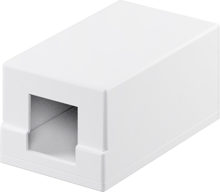 Goobay Keystone tomt deksel, 1-port med enkel snap-in-montering i gruppen Datautstyr / Kabler og adaptere / Nettverk / Adaptere og koblinger hos TP E-commerce Nordic AB (C40281)