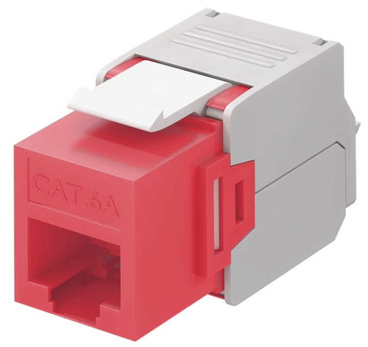 Goobay Keystone-modul RJ45 CAT 6A, UTP 16,5 mm bred, krokodilletype, klemlist for verktøyfri IDC-montering i gruppen Datautstyr / Kabler og adaptere / Nettverk / Adaptere og koblinger hos TP E-commerce Nordic AB (C40305)
