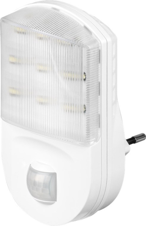 Goobay LED-nattljus med rörelsedetektor kallvit, 120° detektion, 5 m räckvidd, för inomhusbruk (IP20) i gruppen Elektronikk / Lys / Nattlamper hos TP E-commerce Nordic AB (C40372)