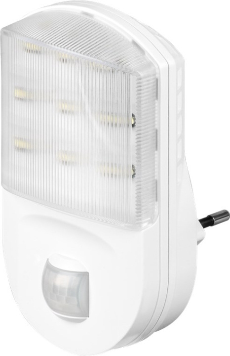 Goobay LED-nattlys med bevegelsesdetektor kaldhvit, 120° deteksjon, 5 m rekkevidde, for innendørs bruk (IP20) i gruppen Elektronikk / Lys / Nattlamper hos TP E-commerce Nordic AB (C40372)