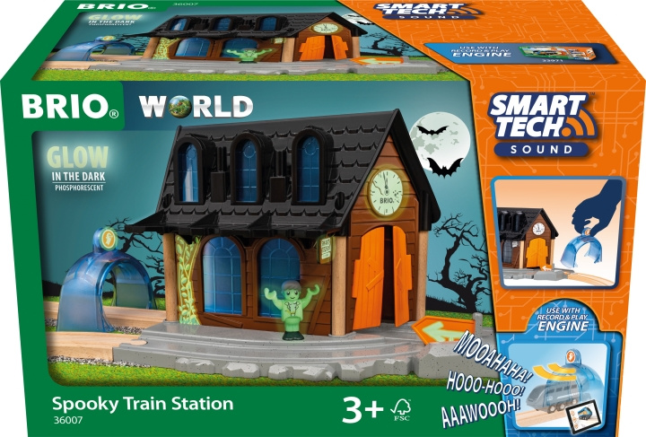 Brio 36007 Smart Tech Sound Spooky togstasjon i gruppen LEKER, BARN OG BABY / Leker / Byggeleker / Brio Tågbanor hos TP E-commerce Nordic AB (C40433)